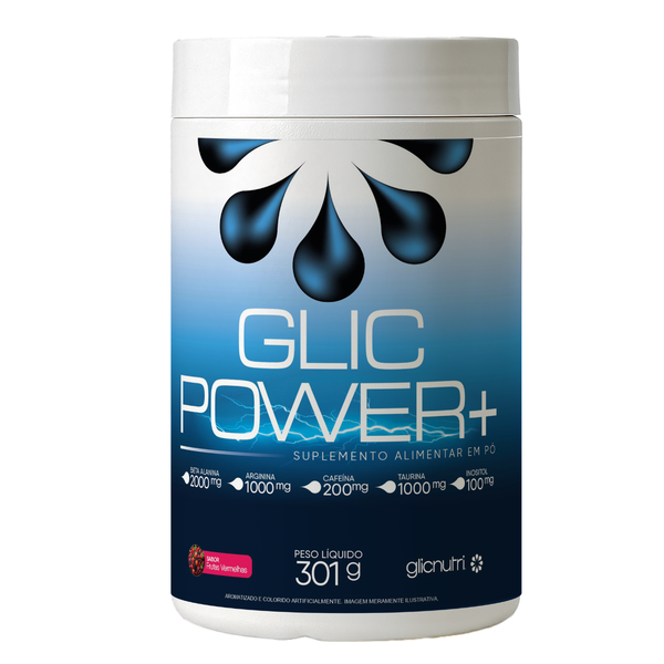 GlicPower+ Pre Workout Glicnutri  300g Inositol Taurina e Beta-alanina
