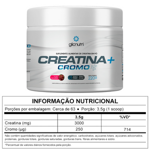 Creatina + Cromo (220g)