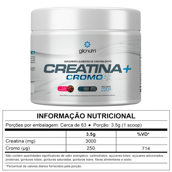 Creatina + Cromo (220g)