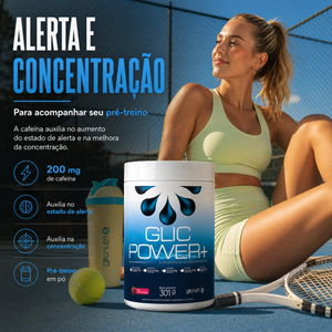 GlicPower+ Pre Workout Glicnutri  300g Inositol Taurina e Beta-alanina