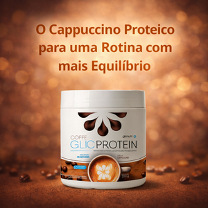 GlicProtein 200g  Sabor Cappuccino com Caneca Just be. No Limits