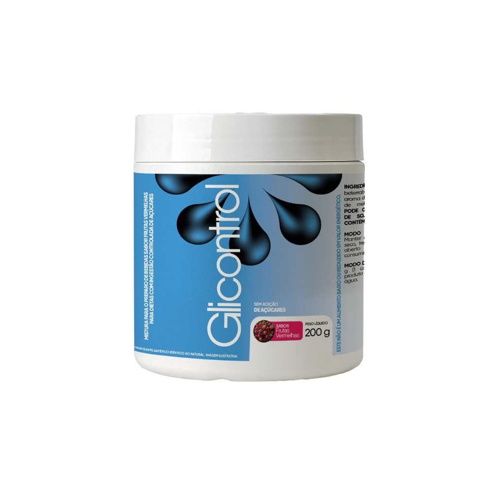 Glicontrol 200g Frutas Vermelhas Carboidrato de Absorção Lenta